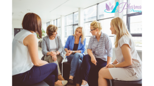 women sharing their experiences with compounded HRT